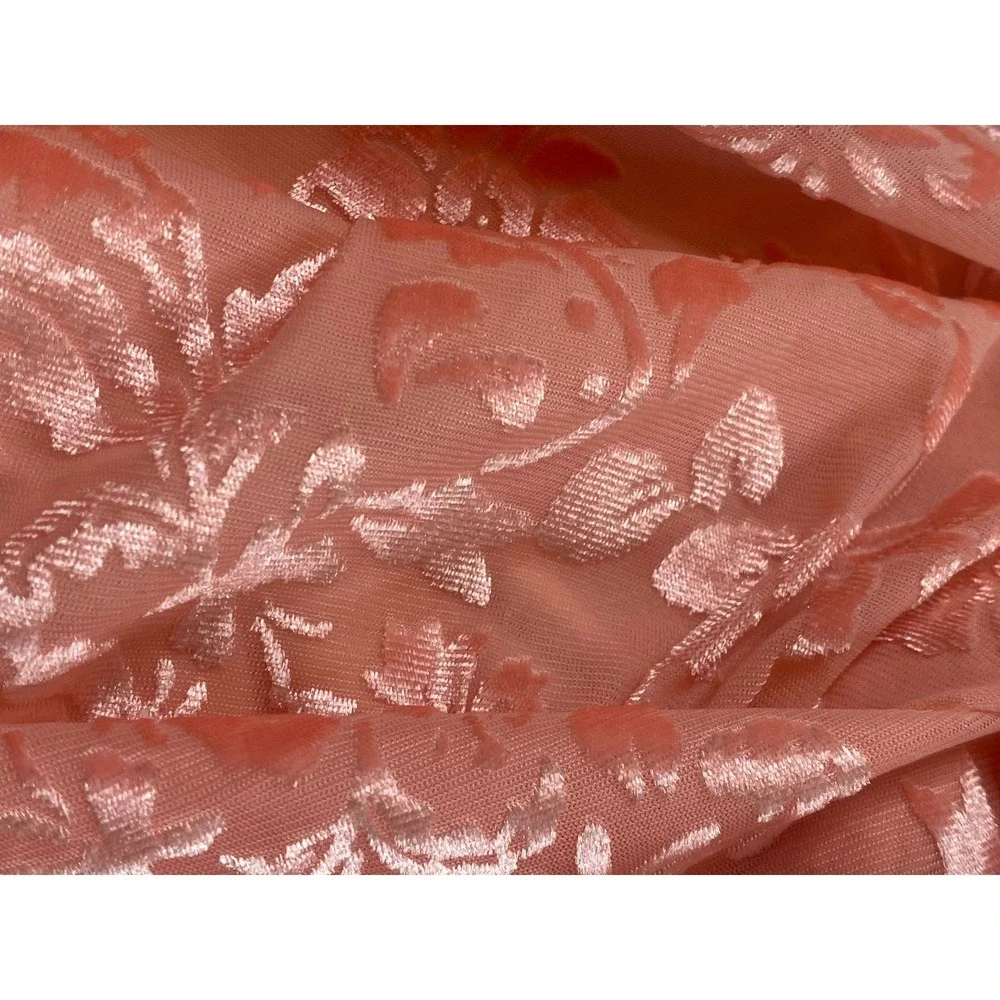 Free People Antoinette Peachy Pink Velvet Spaghetti Strap Dress Size XS‎ *NWT